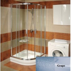 Blix - Cabina dus semirotunda 80 Lucios/Grape